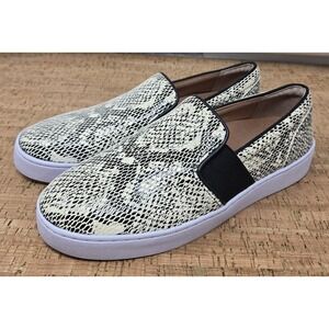 Vionic Shoes Womens 7 Demetra Snake Skin Pattern Slip‎ On Casual Preppy Comfort